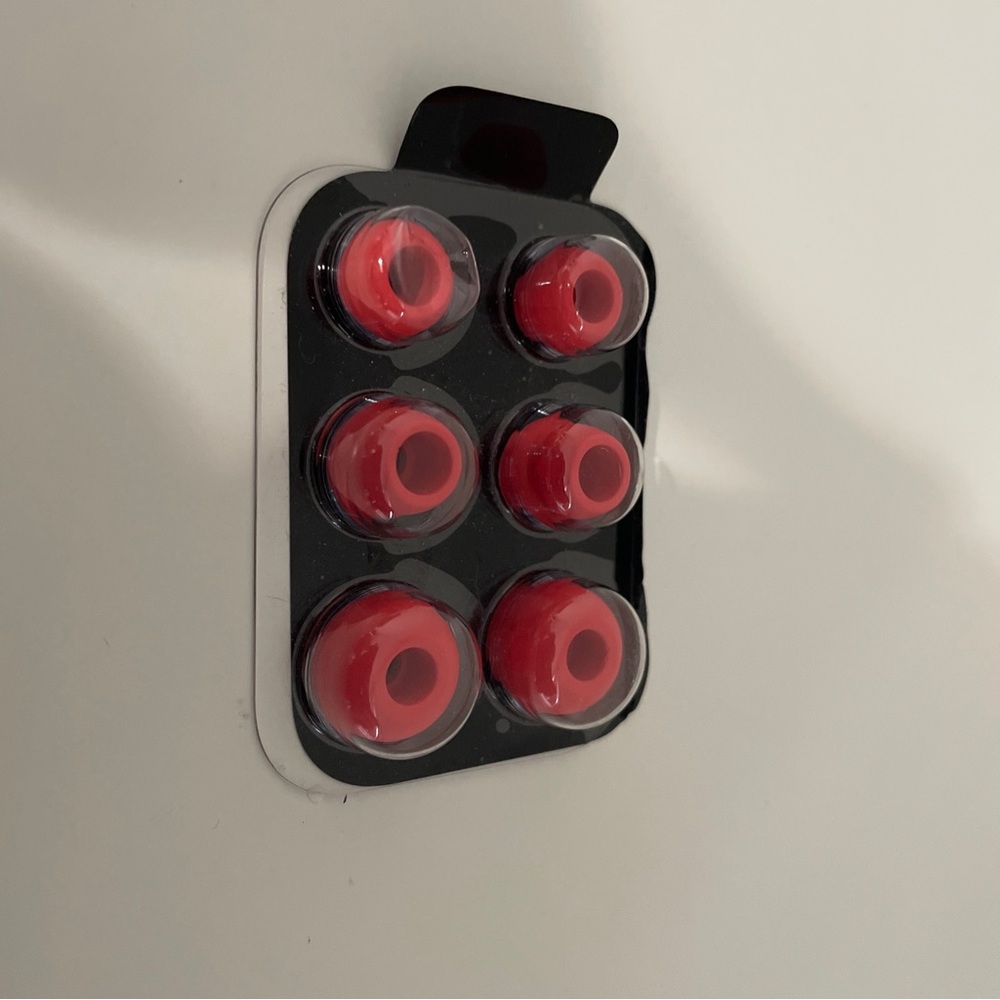 6 Pairs/2*(S+M+L) Pink  in-ear earphone headphoe earbuds silicone rubber New